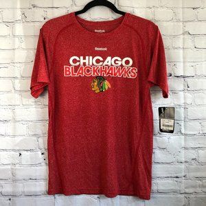 NWT Reebok Chicago Blackhawks Unisex Top Red Large